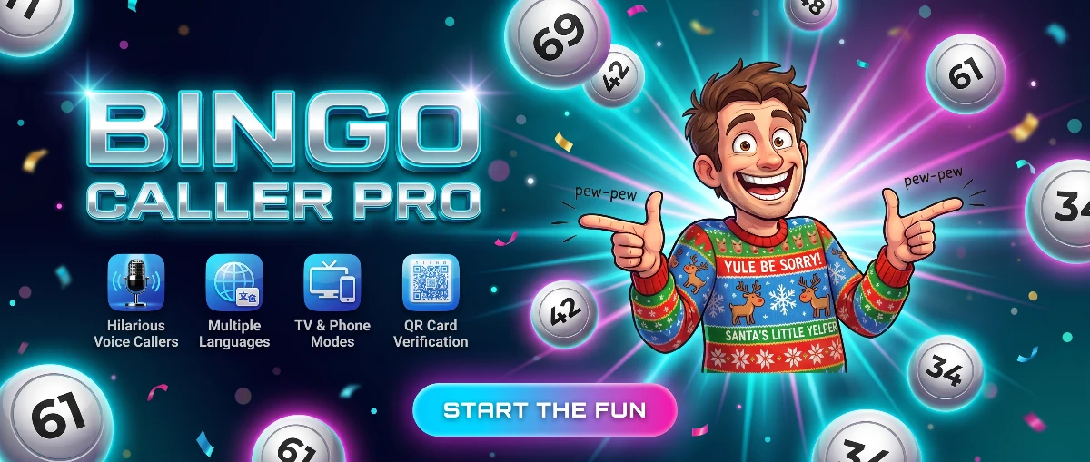 Ultimate 3D Game Night Bingo Party